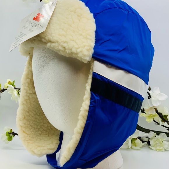 Gap Kids Sherpa Trapper Hat Thinsulate Insulation Size: S/M Color: Bristol Blue - Picture 9 of 10